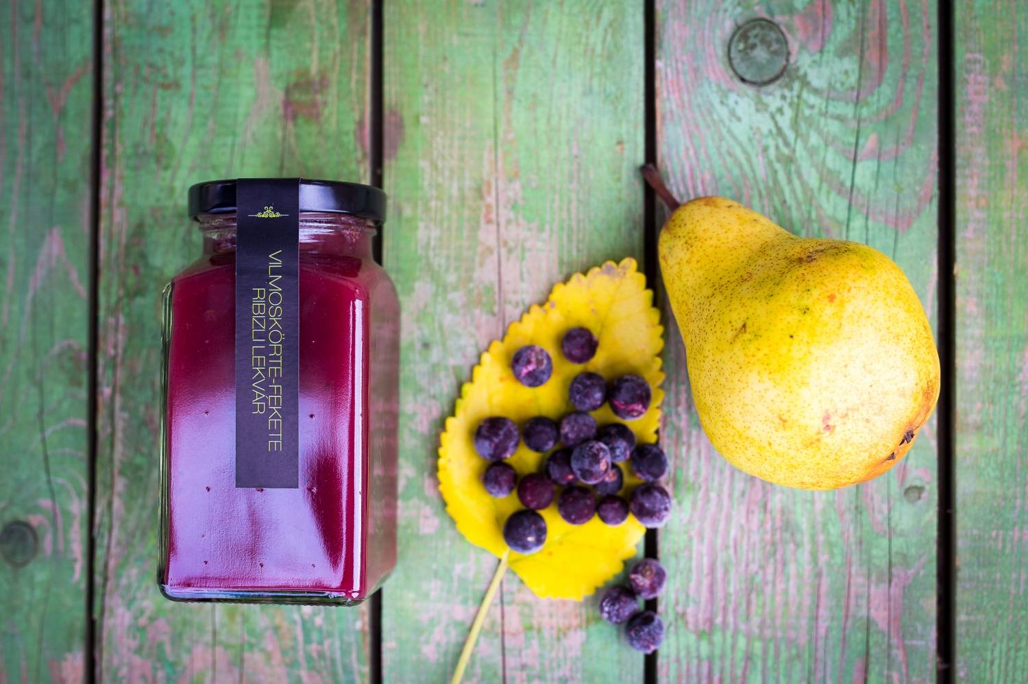 Kaldeneker Lekvárosház - Vilmoskörte lekvár fekete ribizlivel 312 ml - Image 2