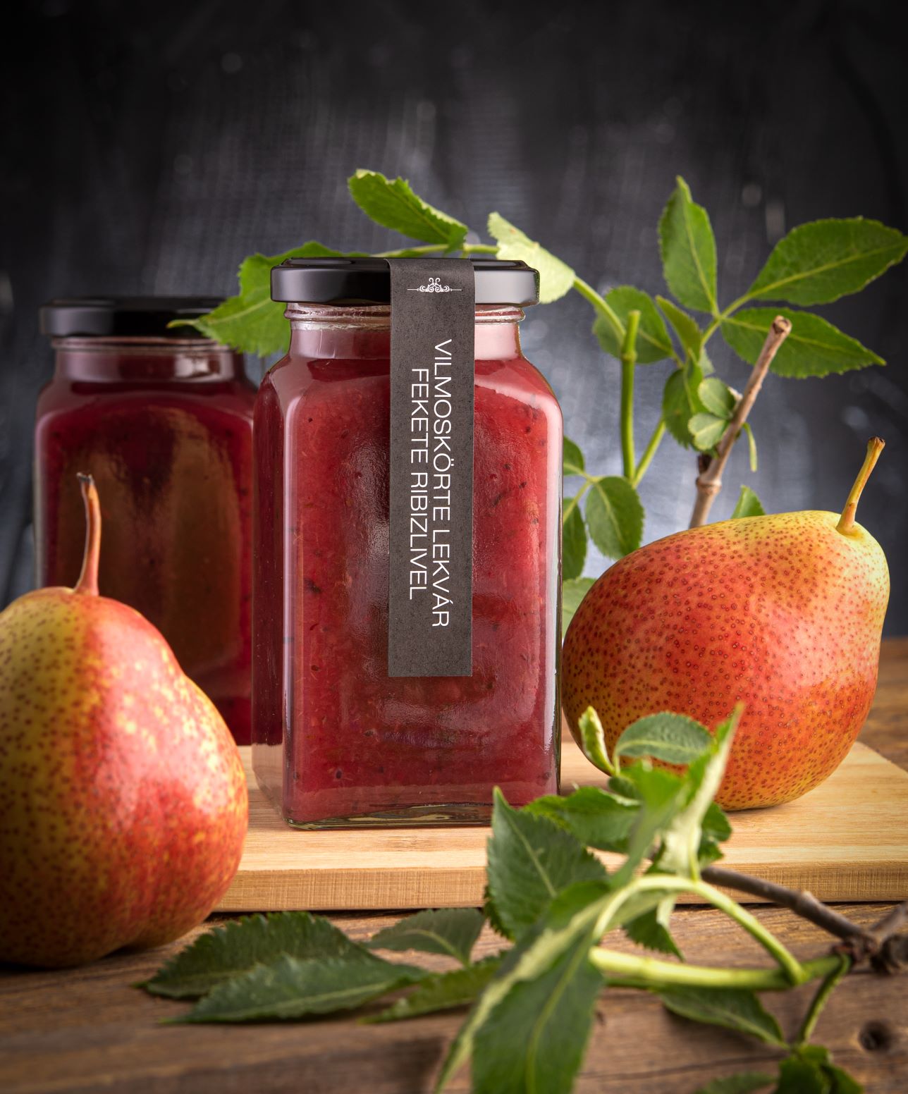 Kaldeneker Lekvárosház - Vilmoskörte lekvár fekete ribizlivel 312 ml