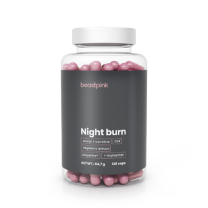 GymBeam - Night Burn BeastPink 120 kapszula