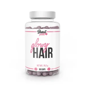 GymBeam- Glowy Hair - BeastPink 90 kapszula