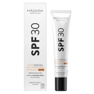 MÁDARA Arckrém SPF30 Bőröregedésgátló napozó növényi őssejtekkel 40ML