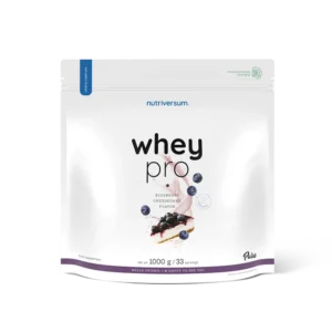 Nutriversum Whey Pro fehérjepor 1000g Áfonyás sajttorta